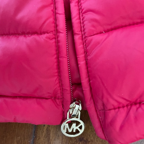 Michael kors Cherry red xs puffer packable jacket w gold by Michael kors - Picture 4 of 4